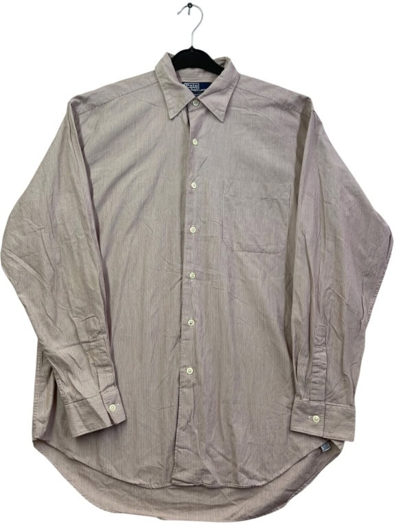 POLO BY RALPH LAUREN ΠΟΥΚΑΜΙΣΟ ΚΛΑΣΙΚΟ ΓΚΡΙ ΑΝΤΡΙΚΟ PRE OWNED M