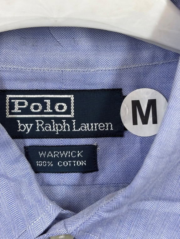POLO BY RALPH LAUREN ΠΟΥΚΑΜΙΣΟ ΚΛΑΣΙΚΟ ΜΠΛΕ ΑΝΤΡΙΚΟ PRE OWNED M