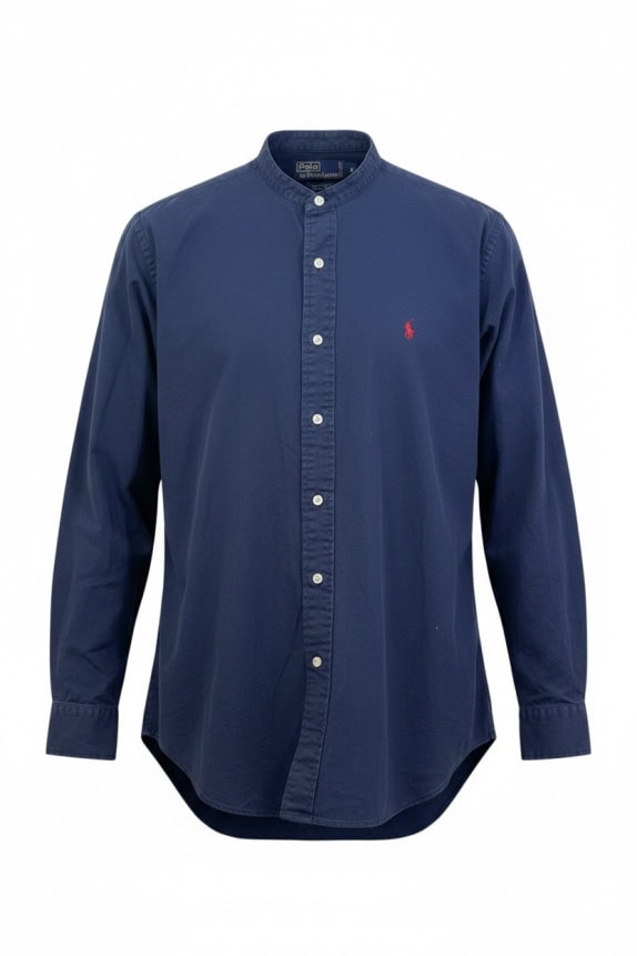 POLO BY RALPH LAUREN ΠΟΥΚΑΜΙΣΟ ΜΑΟ MINIMAL NAVY ΑΝΤΡΙΚΟ PRE OWNED S