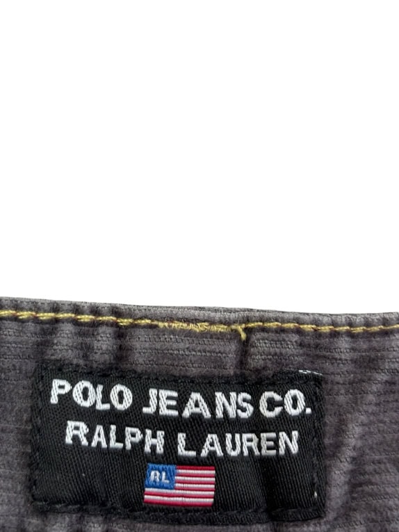 POLO JEANS CO. RALPH LAUREN ΠΑΝΤΕΛΟΝΙ CORDUROY ΜΑΥΡΟ ΑΝΤΡΙΚΟ L pre-owned