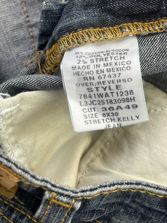 POLO JEANS COMPANY RALPH LAUREN ΤΖΙΝ ΠΑΝΤΕΛΟΝΙ WASHED ΜΠΛΕ ΓΥΝΑΙΚΕΙΟ PRE OWNED S