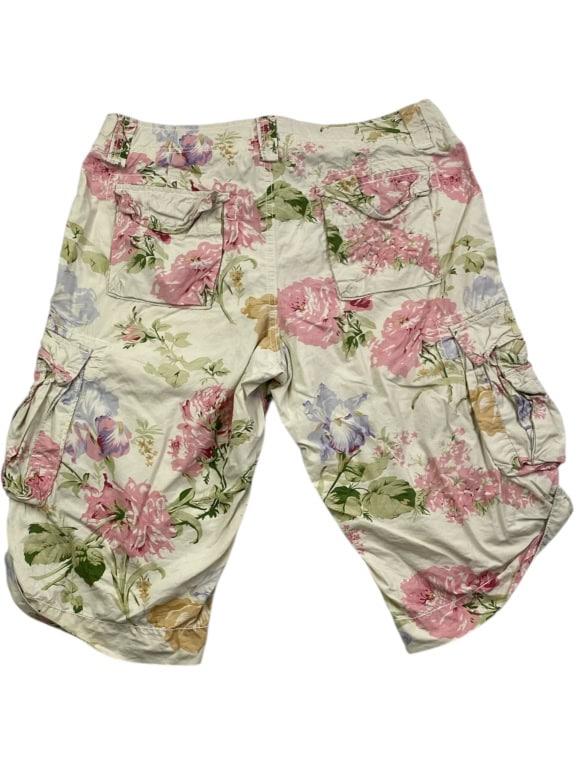 POLO JEANS COMPANY VINTAGE ΒΕΡΜΟΥΔΑ CARGO ΜΕ ΦΛΟΡΑΛ ΜΟΤΙΒΟ ΜΠΕΖ ΑΝΔΡΙΚΗ S