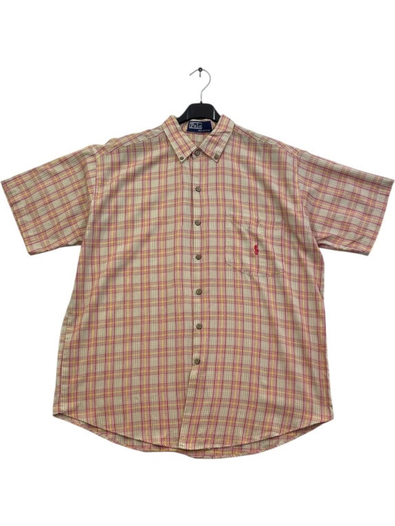 POLO ΚΟΝΤΟΜΑΝΙΚΟ ΠΟΥΚΑΜΙΣΟ CLASSIC ΜΠΕΖ ΚΑΡΟ ΑΝΤΡΙΚΟ PRE OWNED L