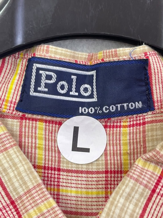 POLO ΚΟΝΤΟΜΑΝΙΚΟ ΠΟΥΚΑΜΙΣΟ CLASSIC ΜΠΕΖ ΚΑΡΟ ΑΝΤΡΙΚΟ PRE OWNED L
