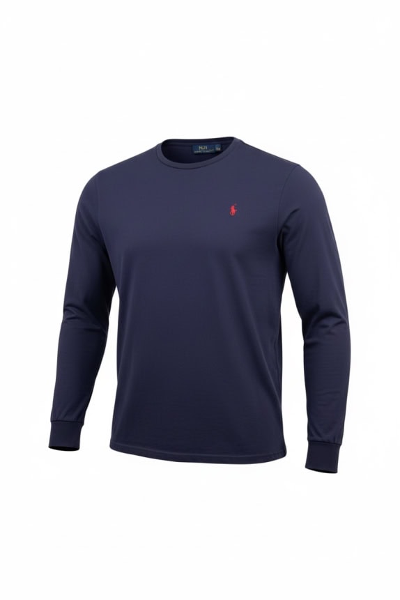 Polo Ralph Lauren Maglia da uomo a maniche lunghe blu XL