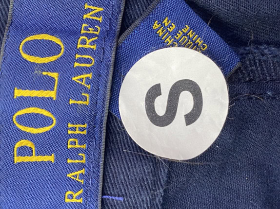 POLO RALPH LAUREN BERMUDA SHORTS CLASSIC NAVY ΑΝΤΡΙΚΟ PRE OWNED S