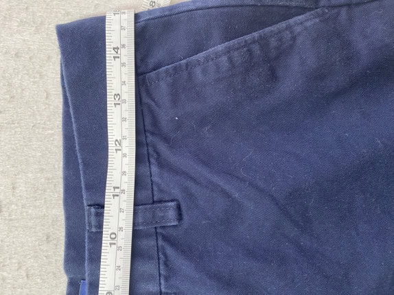 POLO RALPH LAUREN BERMUDA SHORTS CLASSIC NAVY ΑΝΤΡΙΚΟ PRE OWNED S