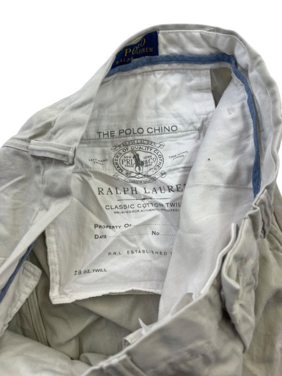 POLO RALPH LAUREN CHINO ΠΑΝΤΕΛΟΝΙ ΚΛΑΣΙΚΟ ΜΠΕΖ ΑΝΤΡΙΚΟ PRE OWNED L