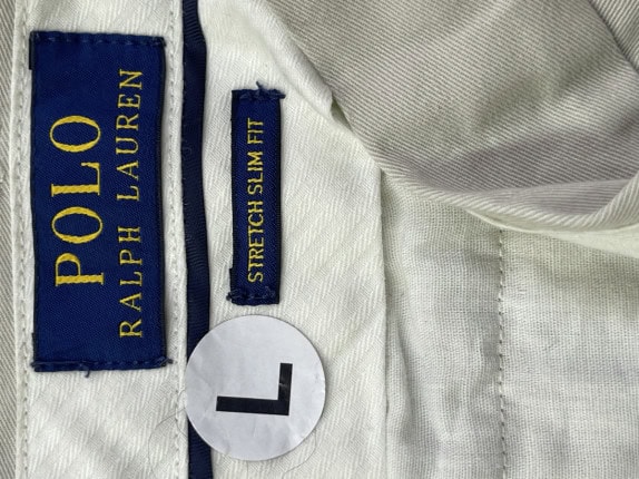 POLO RALPH LAUREN CHINO ΠΑΝΤΕΛΟΝΙ MINIMAL ΜΠΕΖ ΑΝΤΡΙΚΟ PRE OWNED L