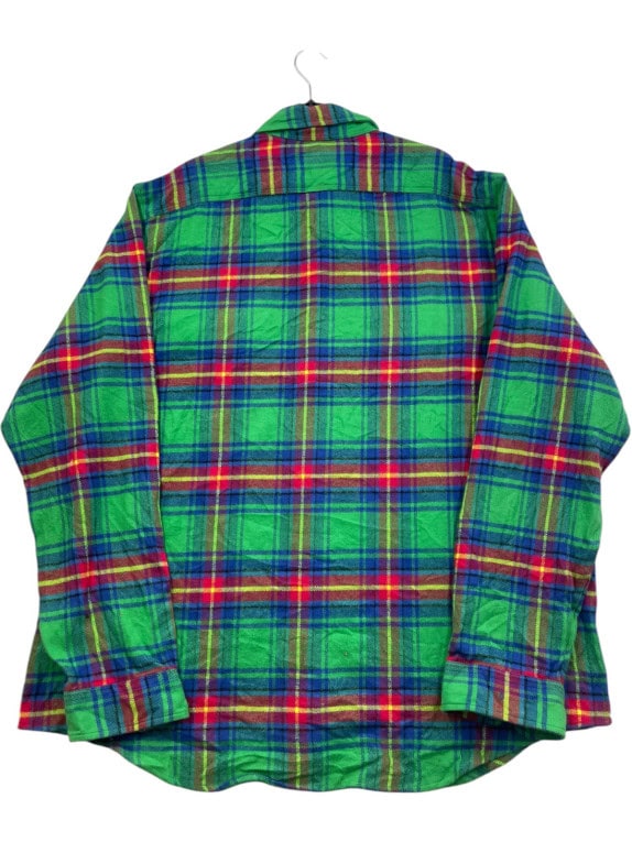 POLO RALPH LAUREN ΦΑΝΕΛΕΝΙΟ ΠΟΥΚΑΜΙΣΟ CLASSIC ΚΑΡΟ ΠΡΑΣΙΝΟ ΑΝΤΡΙΚΟ PRE OWNED XXL