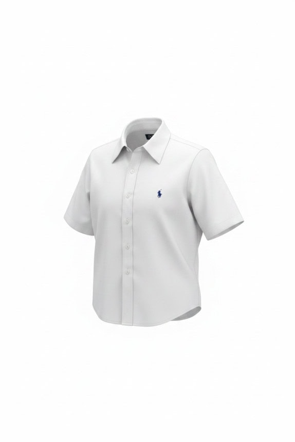 POLO RALPH LAUREN ΚΟΝΤΟΜΑΝΙΚΟ ΠΟΥΚΑΜΙΣΟ CLASSIC ΛΕΥΚΟ ΑΝΤΡΙΚΟ PRE OWNED S