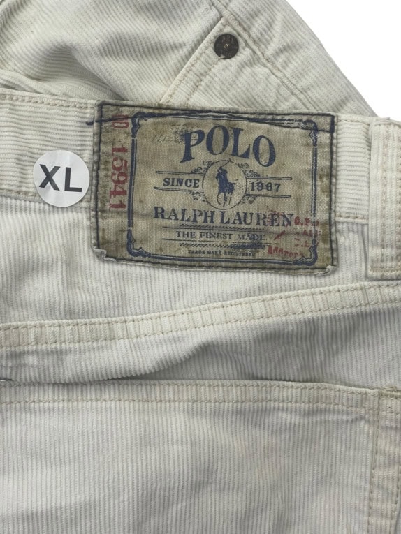 POLO RALPH LAUREN ΚΟΤΛΕ ΠΑΝΤΕΛΟΝΙ ΚΛΑΣΙΚΟ ΚΡΕΜ ΑΝΤΡΙΚΟ PRE OWNED XL
