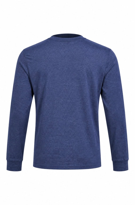 POLO RALPH LAUREN LONG SLEEVE TEE MINIMAL NAVY MEN PRE OWNED M