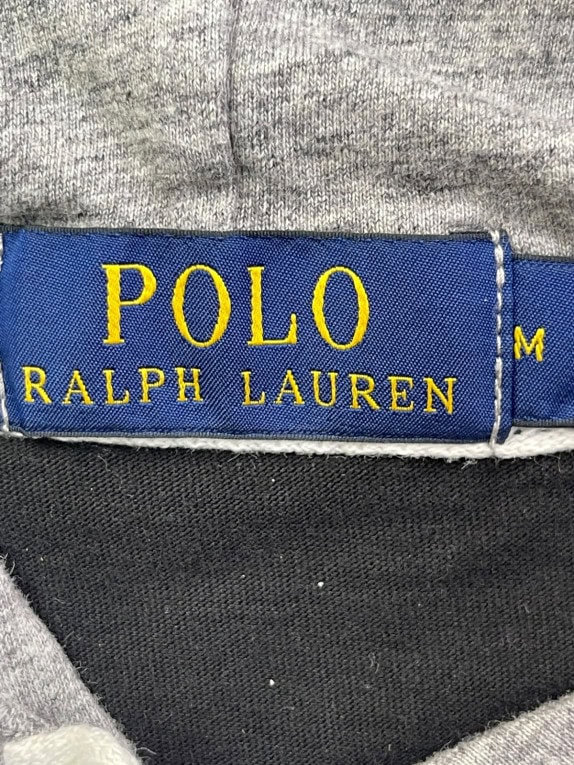 POLO RALPH LAUREN ΜΠΛΟΥΖΑ MINIMAL ΓΚΡΙ UNISEX PRE OWNED M