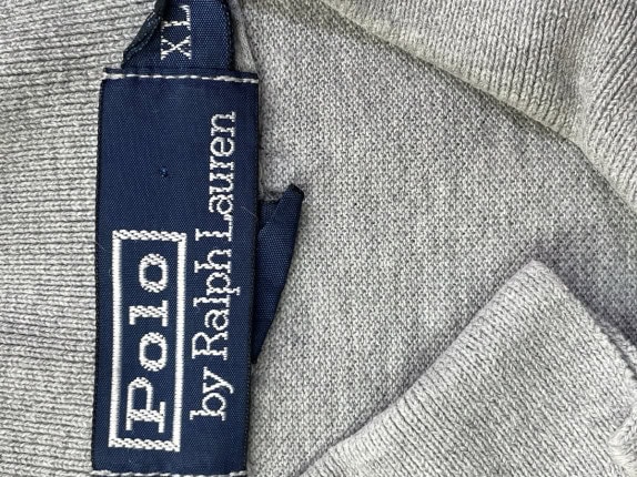 POLO RALPH LAUREN ΜΠΛΟΥΖΑ POLO CLASSIC ΓΚΡΙ ΑΝΤΡΙΚΟ PRE OWNED XL