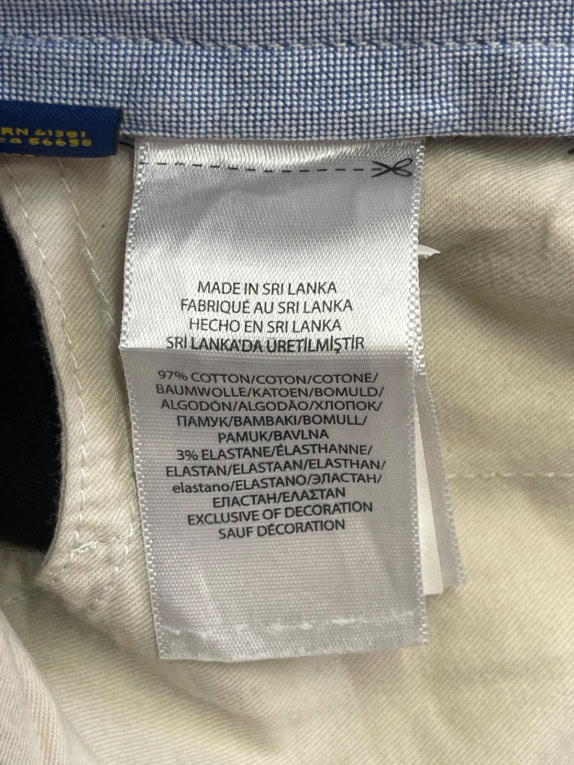 POLO RALPH LAUREN ΠΑΝΤΕΛΟΝΙ CHINO CLASSIC ΜΑΥΡΟ ΑΝΤΡΙΚΟ PRE OWNED XL