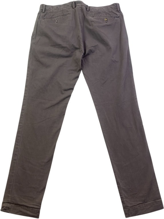 POLO RALPH LAUREN CHINO PANTS CLASSIC GREY MENS PRE OWNED L