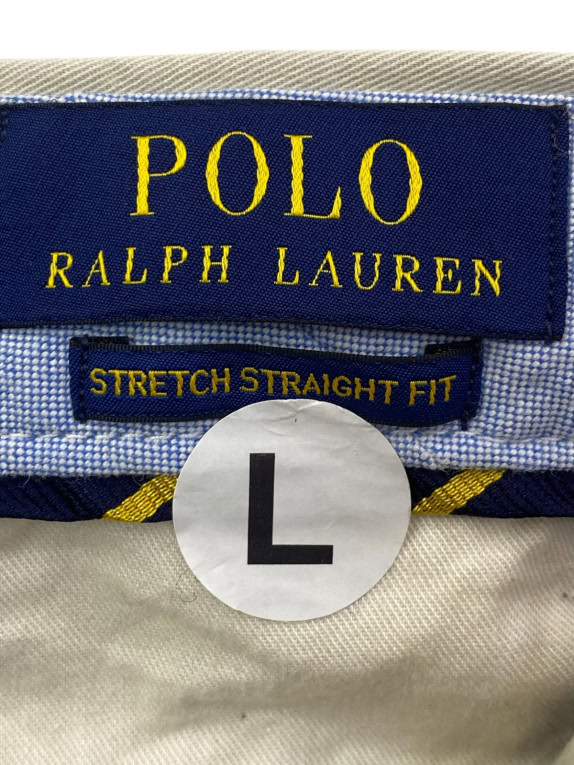 POLO RALPH LAUREN ΠΑΝΤΕΛΟΝΙ CHINO ΚΛΑΣΙΚΟ ΜΠΕΖ ΑΝΤΡΙΚΟ PRE OWNED L