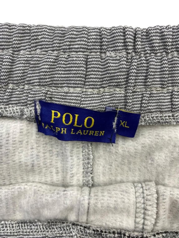 POLO RALPH LAUREN Παντελόνι Φόρμας Side Tape Logo Γκρι Ανδρικό XL