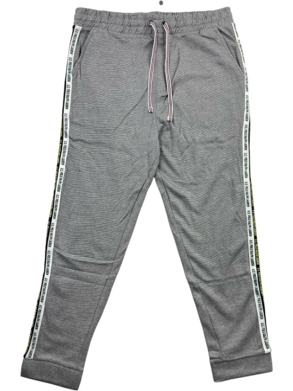 POLO RALPH LAUREN Παντελόνι Jogger Side-Stripe Logo Γκρι Ανδρικό L
