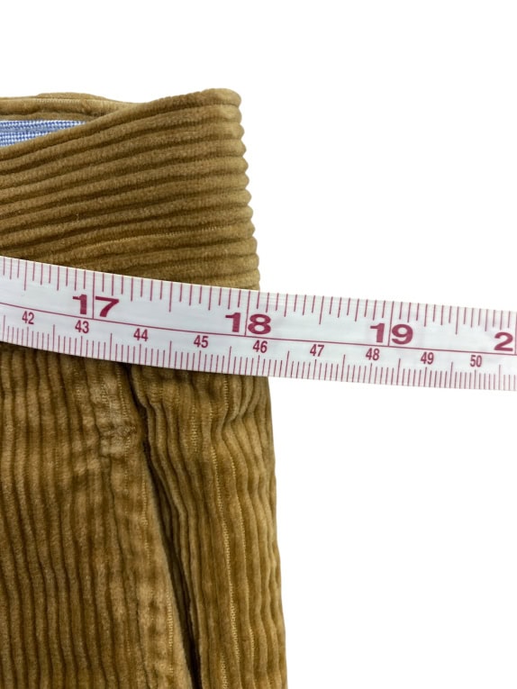 POLO RALPH LAUREN PANTALONI IN VELLUTO A COSTE VINTAGE SLIM STRETCH BEIGE DA UOMO L-XL