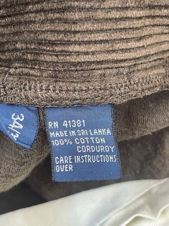 POLO RALPH LAUREN ΠΑΝΤΕΛΟΝΙ ΚΟΤΛΕ ΚΛΑΣΙΚΟ ΚΑΦΕ ΑΝΤΡΙΚΟ PRE OWNED M