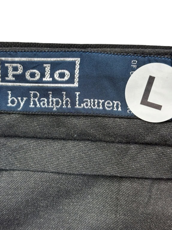 POLO RALPH LAUREN ΠΑΝΤΕΛΟΝΙ ΜΕ ΠΙΕΤΕΣ CLASSIC ΜΑΥΡΟ ΑΝΤΡΙΚΟ PRE OWNED L