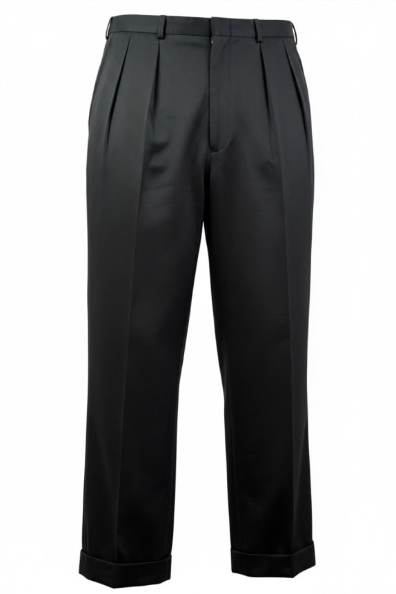 POLO RALPH LAUREN PANTALONI CON PINCES CLASSIC NERO UOMO PRE OWNED L