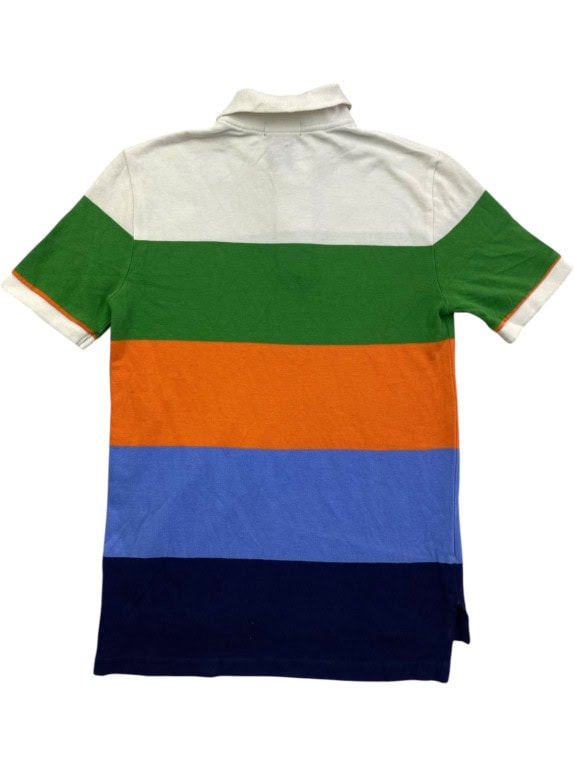POLO RALPH LAUREN ΠΟΛΟ ΜΠΛΟΥΖΑ COLORBLOCK ΠΟΛΥΧΡΩΜΟ ΑΝΤΡΙΚΟ PRE OWNED XS