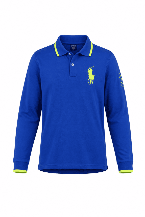 POLO RALPH LAUREN POLO SHIRT PREPPY BLUE ΑΝΤΡΙΚΟ PRE OWNED M
