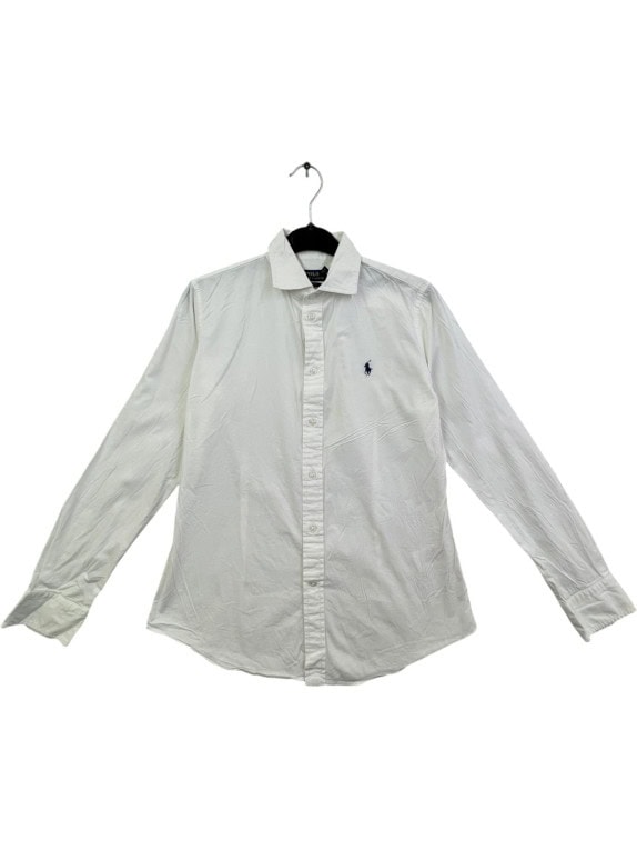 POLO RALPH LAUREN ΠΟΥΚΑΜΙΣΟ BUTTON DOWN MINIMAL OFF WHITE ΑΝΤΡΙΚΟ PRE OWNED S
