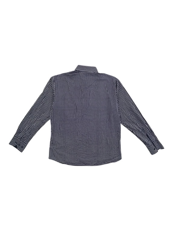 POLO RALPH LAUREN SHIRT CHECK LOGO BLUE MEN'S L