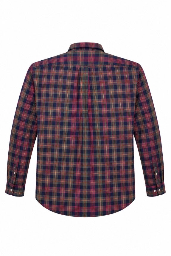 POLO RALPH LAUREN SHIRT CHECKED MULTICOLOUR MEN PRE OWNED L