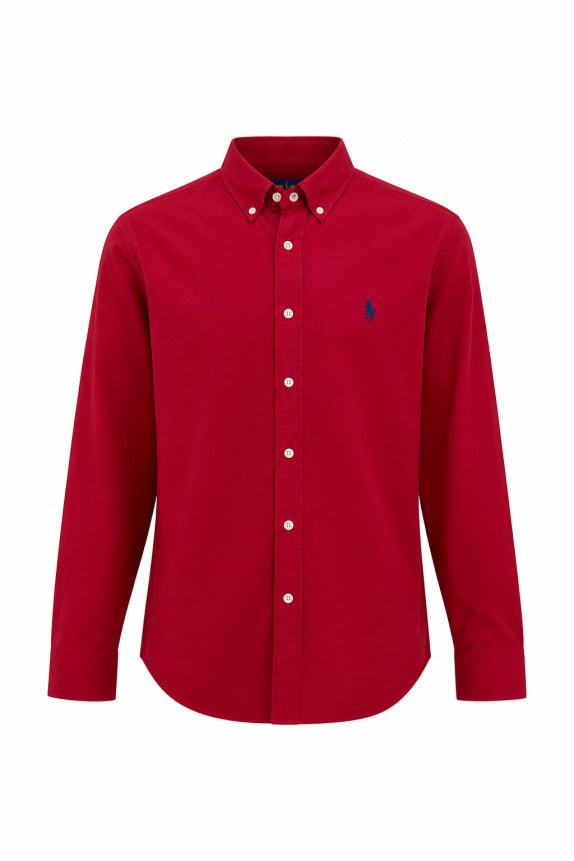 POLO RALPH LAUREN ΠΟΥΚΑΜΙΣΟ CLASSIC FIT ΚΟΚΚΙΝΟ ΑΝΤΡΙΚΟ PRE OWNED L