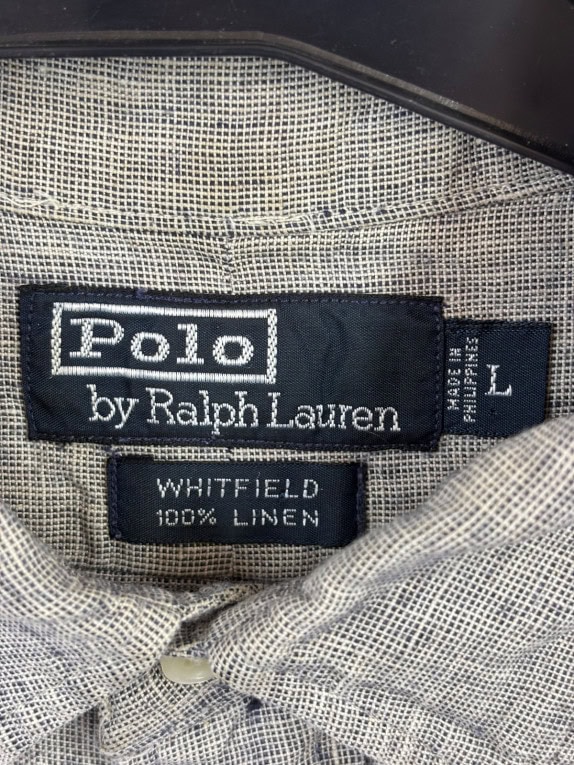 POLO RALPH LAUREN ΠΟΥΚΑΜΙΣΟ CLASSIC ΓΚΡΙ ΑΝΤΡΙΚΟ PRE OWNED L