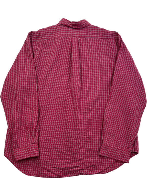 POLO RALPH LAUREN ΠΟΥΚΑΜΙΣΟ CLASSIC ΚΑΡΟ ΚΟΚΚΙΝΟ ΑΝΤΡΙΚΟ PRE OWNED XXL