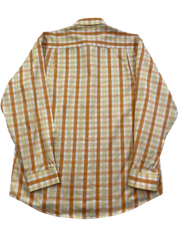 POLO RALPH LAUREN ΠΟΥΚΑΜΙΣΟ CLASSIC ΚΑΡΟ ΠΟΡΤΟΚΑΛΙ ΑΝΤΡΙΚΟ PRE OWNED L