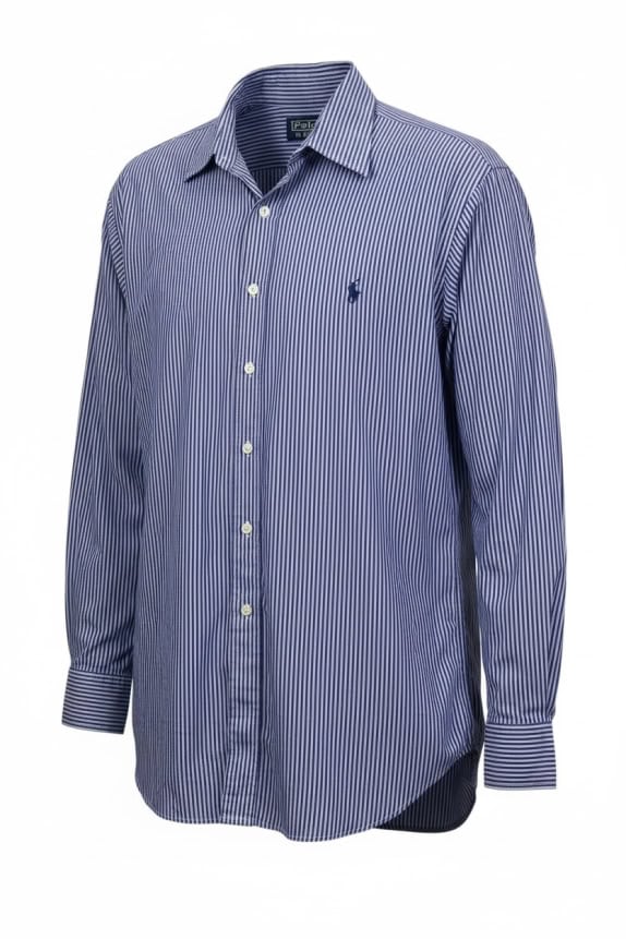 POLO RALPH LAUREN ΠΟΥΚΑΜΙΣΟ CLASSIC NAVY ΑΝΤΡΙΚΟ PRE OWNED XXL