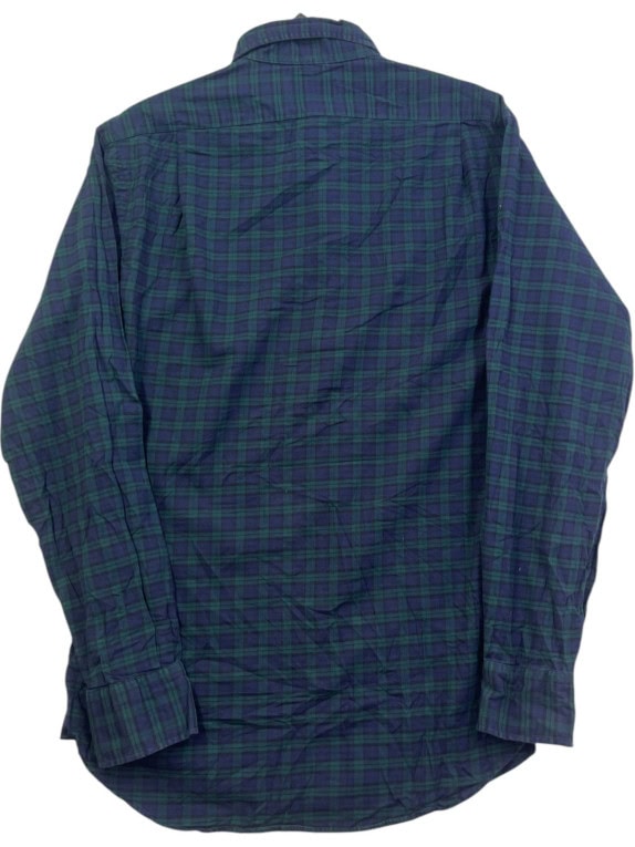 POLO RALPH LAUREN ΠΟΥΚΑΜΙΣΟ ΚΑΡΟ NAVY ΠΡΑΣΙΝΟ ΑΝΤΡΙΚΟ PRE OWNED M