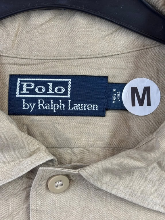 POLO RALPH LAUREN ΠΟΥΚΑΜΙΣΟ ΚΛΑΣΙΚΟ ΜΠΕΖ ΑΝΤΡΙΚΟ PRE OWNED M