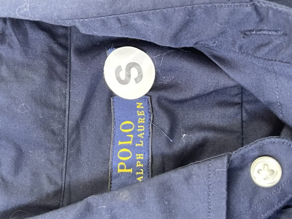 POLO RALPH LAUREN ΠΟΥΚΑΜΙΣΟ ΜΙΝΙΜΑΛ NAVY ΑΝΤΡΙΚΟ PRE OWNED S