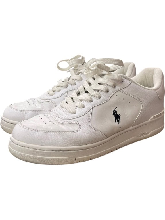 POLO RALPH LAUREN SNEAKERS MINIMAL BIANCO UNISEX PRE OWNED EU39