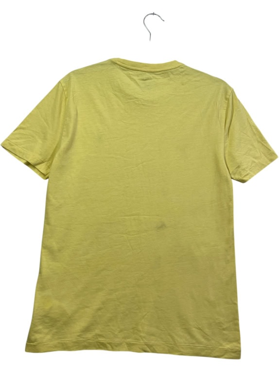 POLO RALPH LAUREN T-Shirt Custom Slim Fit Logo Κίτρινο UNISEX M