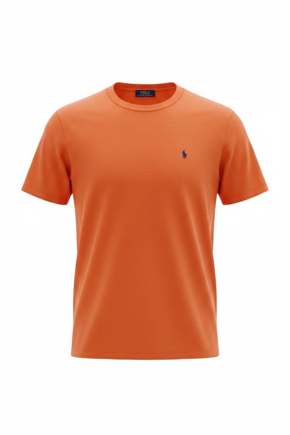 POLO RALPH LAUREN T-SHIRT LOGO ORANGE UNISEX L
