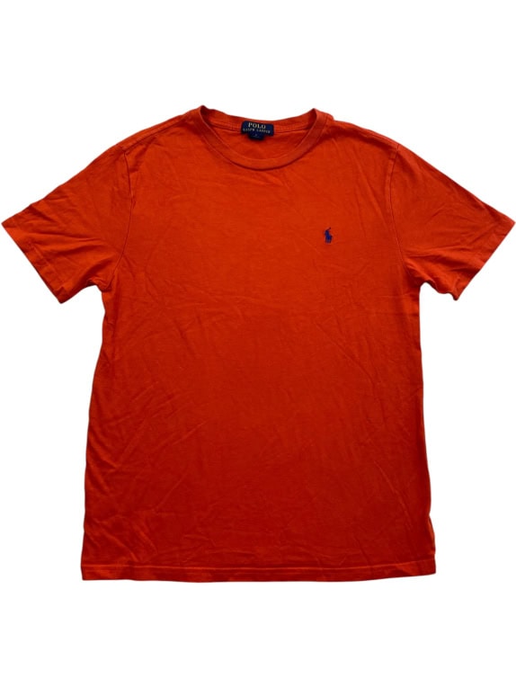POLO RALPH LAUREN T-SHIRT LOGO ORANGE UNISEX L