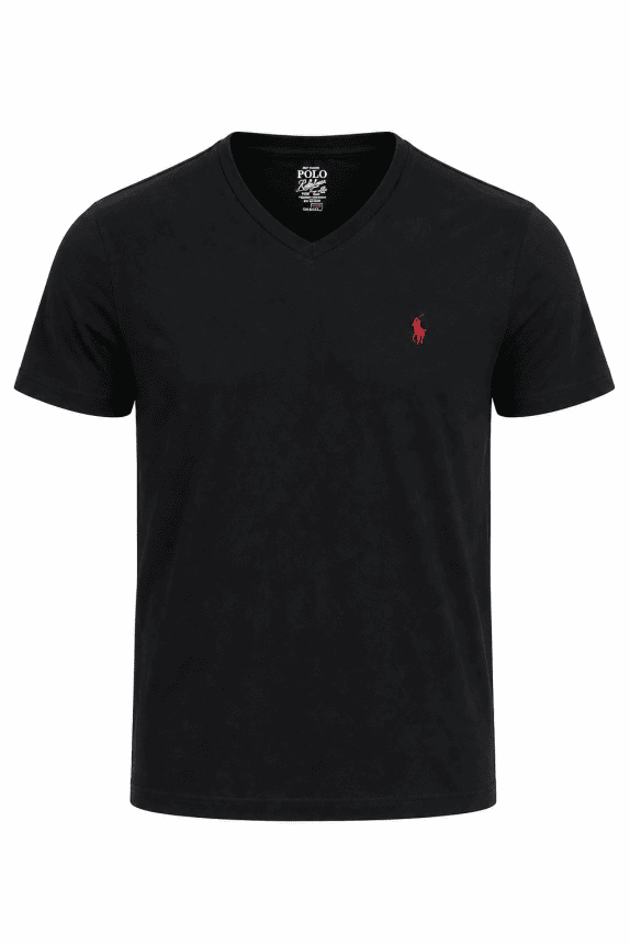 POLO RALPH LAUREN T SHIRT MINIMAL BLACK ΑΝΤΡΙΚΟ PRE OWNED M
