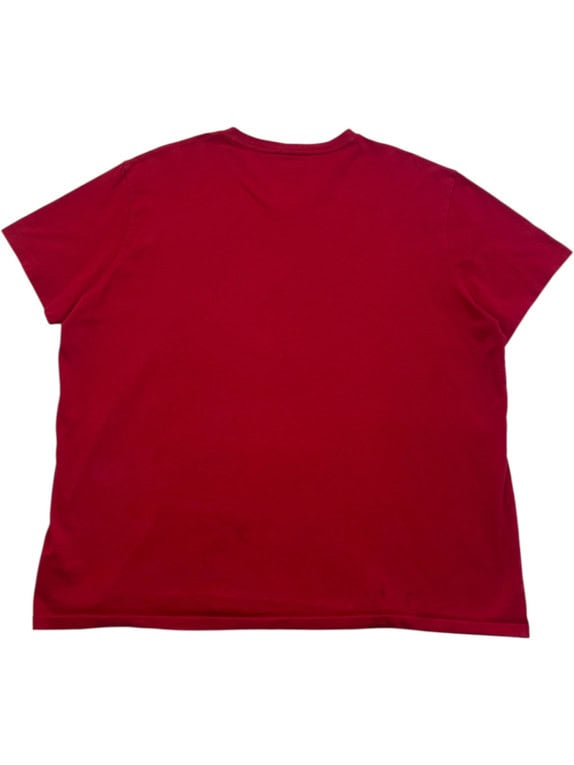 POLO RALPH LAUREN T SHIRT MINIMAL RED ΑΝΤΡΙΚΟ PRE OWNED XL