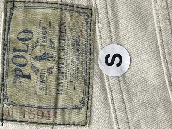 POLO RALPH LAUREN ΤΖΙΝ ΠΑΝΤΕΛΟΝΙ CLASSIC CREAM ΑΝΤΡΙΚΟ PRE OWNED S