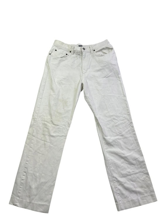 POLO RALPH LAUREN JEANS CLASSIC OFF WHITE MENS PRE OWNED M
