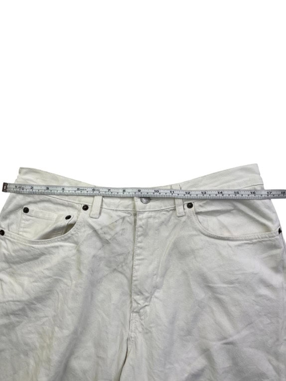 POLO RALPH LAUREN JEANS CLASSIC OFF WHITE MENS PRE OWNED M